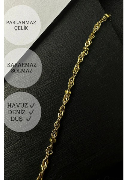 Toplu Burgu Zincir Silver Renk Çelik Şahmeran | Karma Serisi fiyatları