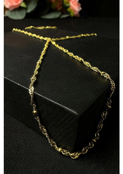 Toplu Burgu Zincir Silver Renk Çelik Şahmeran | Karma Serisi modelleri