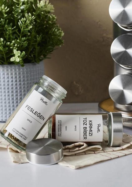 Casa Wood Baharatlık Takımı - Döner Stantlı, Yuvarlak fiyatları