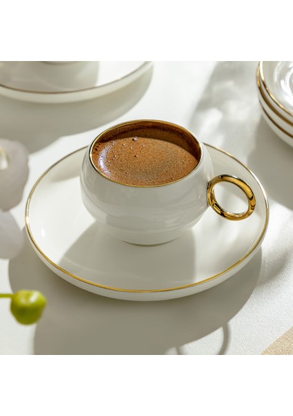 Monica 6 Kişilik 12 Parça Porselen Kahve Fincan Takımı fiyatları