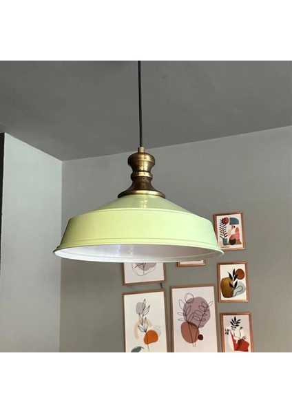 Beyaz Renk Avize Eskitme Knob Başlık Retro Sarkıt Lamba Restoran Salon Aydınlatma