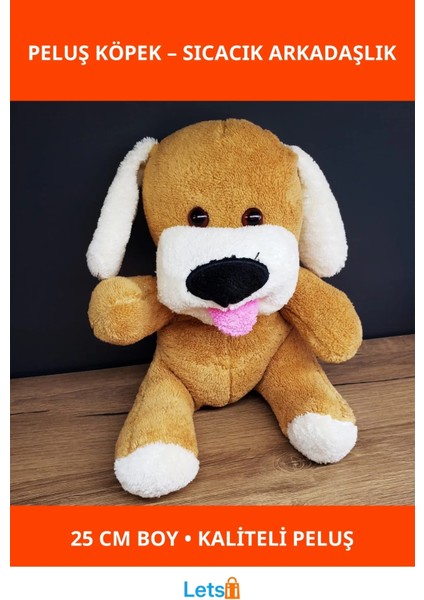 Sevimli Peluş Oyuncak Köpek 25 cm Tatlı Hediye