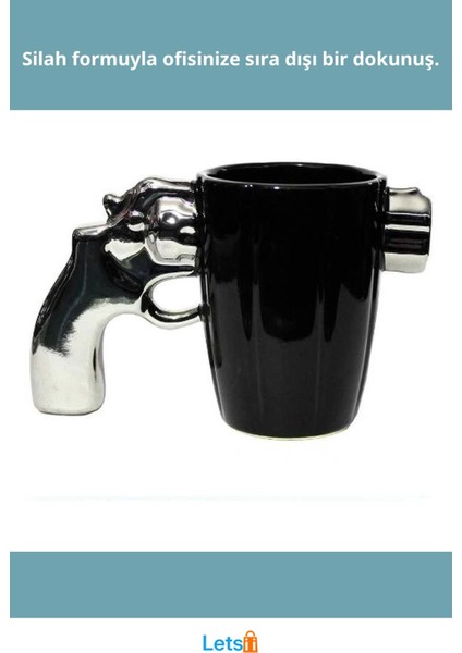 Metalik Silah Tasarımlı Gümüş Kupa Bardak fiyatları