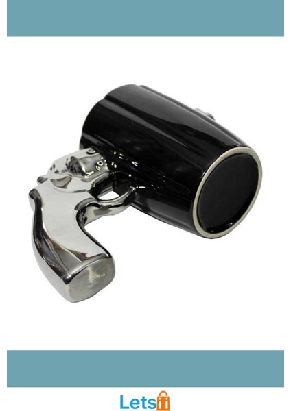 Metalik Silah Tasarımlı Gümüş Kupa Bardak indirimleri