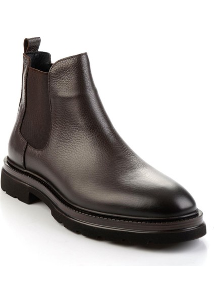 Kahve Hakiki Deri Erkek Bot & Bootie E02648612440 fiyatları