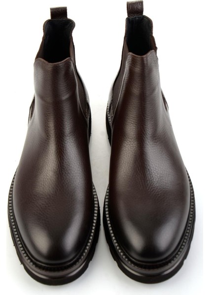 Kahve Hakiki Deri Erkek Bot & Bootie E02648612440 fırsatları