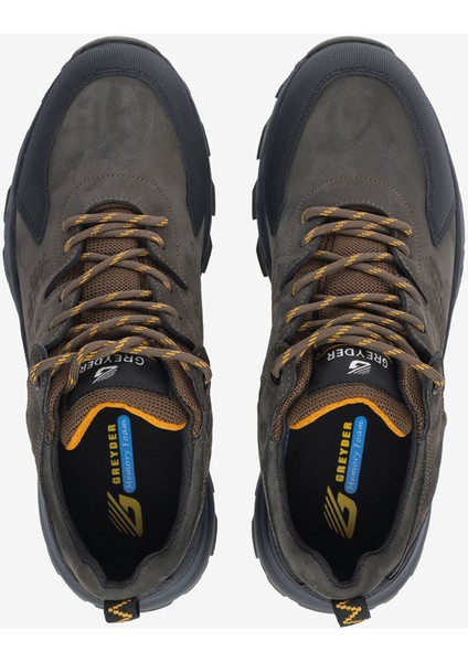 Erkek Haki Siyah Hakiki Deri Su Geçirmez Outdoor Ayakkabı 5K1GA16343 indirimleri