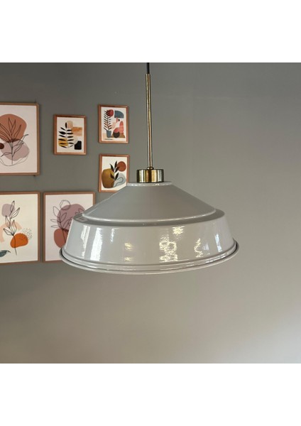 Carmelo Gri Renk Asaletli Tekli Avize Ince Eskitme Başlık Sarkıt Lamba Salon Aydınlatma fiyatları