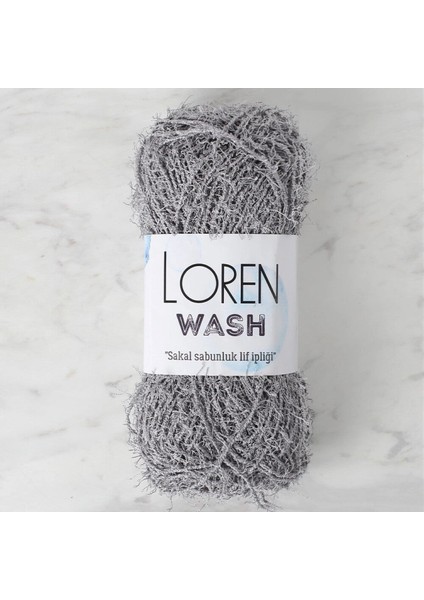 Loren Wash Gri El Örgü İpi - R082 - 34018