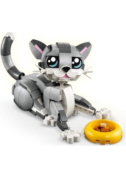 31163 Creator 3in1 - Oyunbaz Kedi 407 parça +8 yaş modelleri