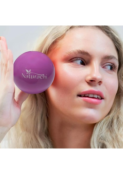 Face Yoga Ball Özel Üretimli 250 gr Yüz Egzersiz & Masaj Topu Mor Renk