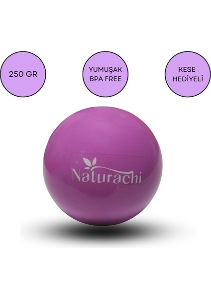 Face Yoga Ball Özel Üretimli 250 gr Yüz Egzersiz & Masaj Topu Mor Renk fiyatları