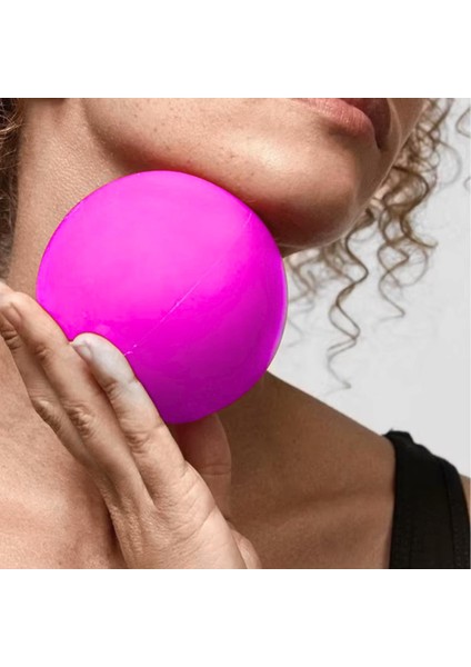Face Yoga Ball Özel Üretimli 250 gr Yüz Egzersiz & Masaj Topu Mor Renk fırsatları