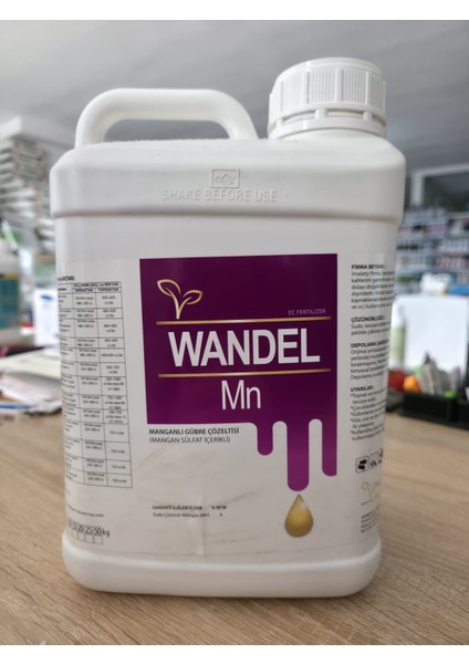 Wandel Mn 5 Lt Sıvı Manganlı Gübre Çözeltisi