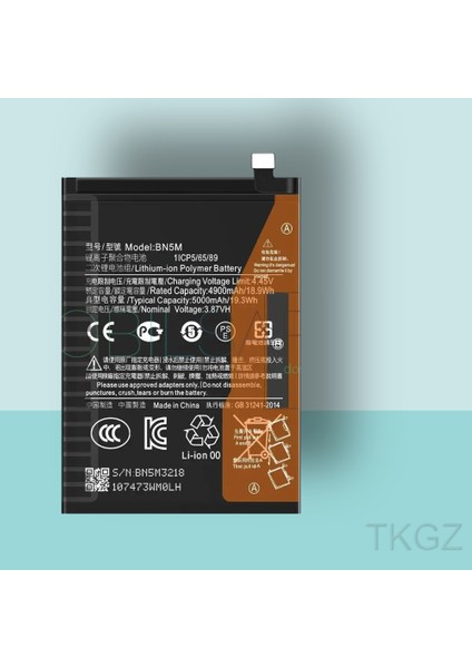 - Xiaomi Redmi Note 12 -4g- BN5M - Batarya Pil Orijinal Sıfır fiyatları