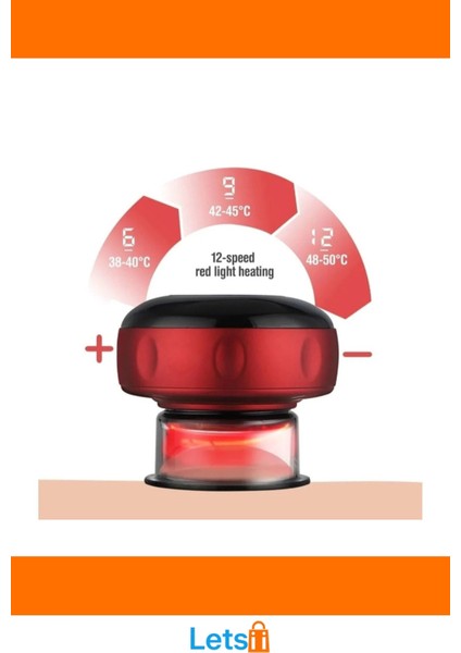 Elektronik Vakum Hacamat Aleti LCD Ekranlı Derin Basınçlı Masaj Cihazı fırsatları