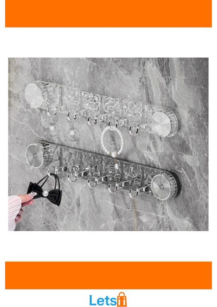 Şeffaf Güçlü Vantuzlu Askılık Çoklu Kanca modelleri