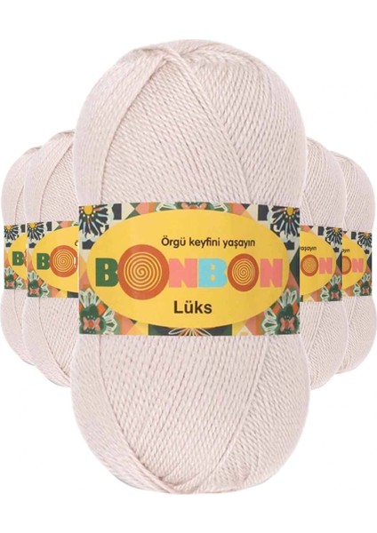 5 Adet Lüks Patik Ipi Yünü Pudra 98405