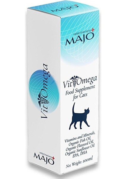 Vit+ Omega Kedi Tüy Sağlığı Yağı 100 ml