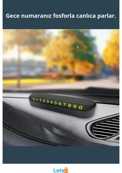 Fosforlu Araç Park Numaratörü Aç Kapa Mıknatıslı fiyatları