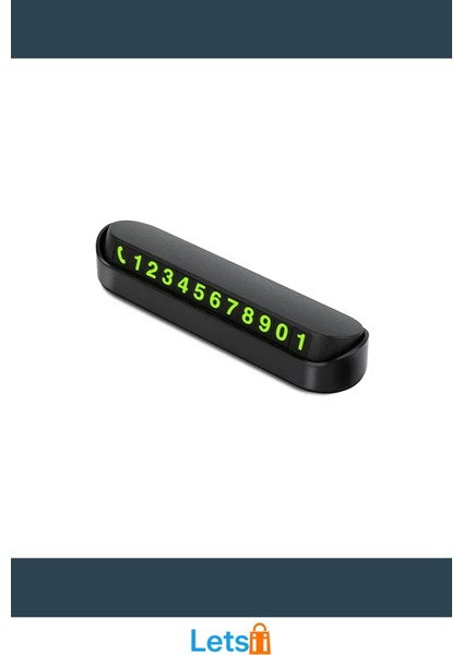 Fosforlu Araç Park Numaratörü Aç Kapa Mıknatıslı modelleri