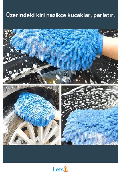 Yumuşak Mikrofiber Araç Yıkama Eldiveni fiyatları