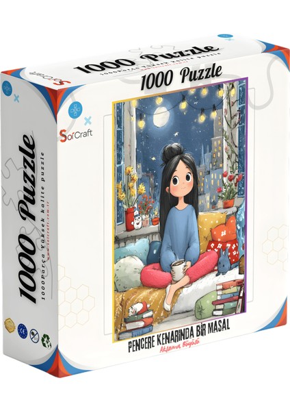 1000 Parça Puzzle Pencere Kenarında Bir Masal fiyatları