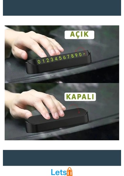 Fosforlu Araç Park Numaratörü Aç Kapa Mıknatıslı fırsatları