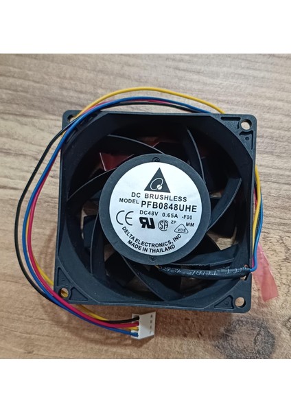 Delta PFB0848UHE 8038 48V 4 Telli 4 Pin 0,65A 8cm Yüksek Hava Hacimli Sunucu Soğutma Fanı ,bilgisayar Soğutma Fanı