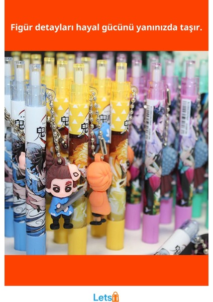Eğlenceli Anime Figürlü Tükenmez Kalem 1 Adet fiyatları