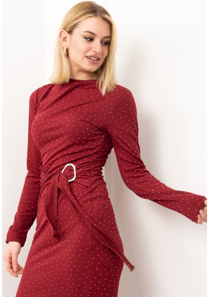 Lumière Elegance Mini Taş Elbise 50342