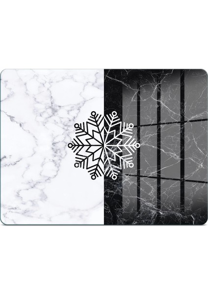 Cam Kesme Tahtası ve Sunumluk Siyah Beyaz Kar Tanesi Desenli 30X40 cm fiyatları