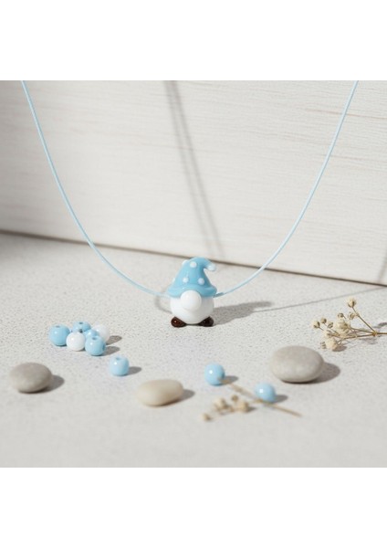 El Yapımı Porselen Minik Figürlü Kadın Kolye fiyatları