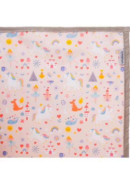 Unicorn Desenli Su Geçirmez Çok Amaçlı Aktivite ve Mama Örtüsü modelleri