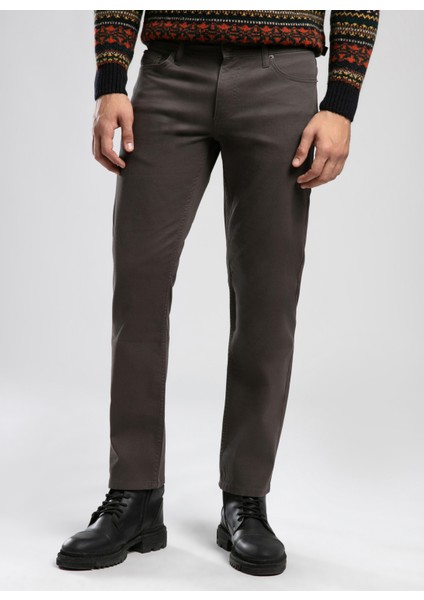 Normal Bel Slim Straight Haki Erkek Chino Pantolon 261 Lcm 221002 Jagger Haki fiyatları