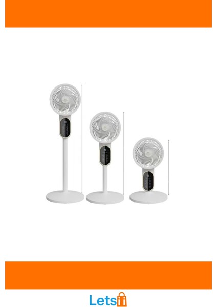 Dijital Ekranlı Uzaktan Kumandalı Ayaklı Vantilatör 95 cm fırsatları