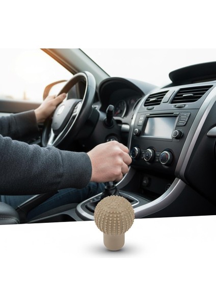 Vites Topuz Kılıfı Kabartmalı Bej Kolay Montaj