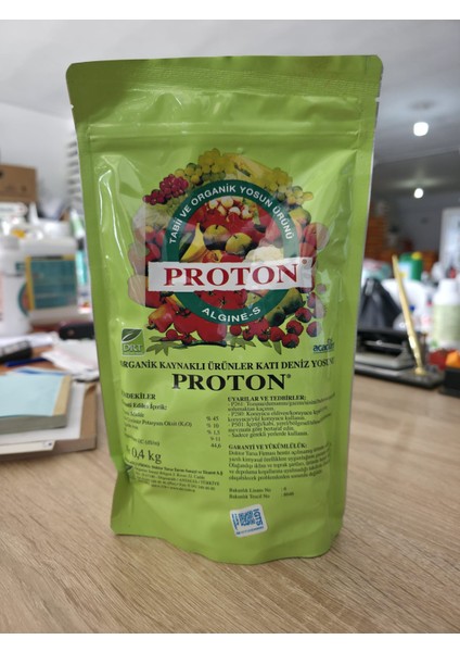 DRT Proton 0,4 Kg – Katı Deniz Yosunu Bitki Desteği