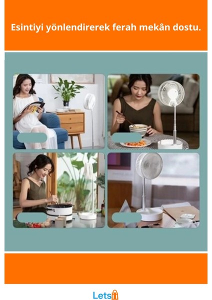 Uzaktan Kumandalı USB Mini Masaüstü Fan 19.7 cm Teleskopik Ayak fiyatları