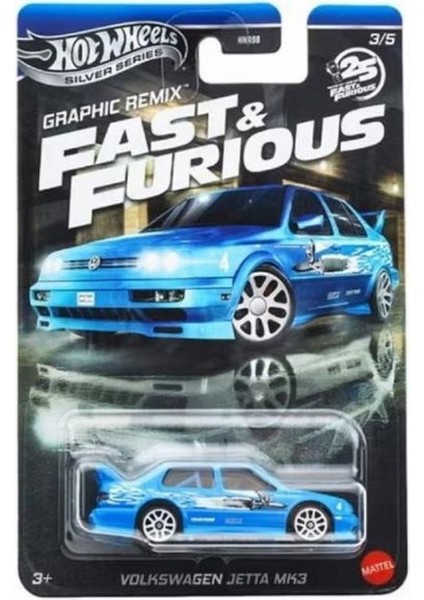 Silver Series Fast & Furious Volkswagen Jetta Mk3 1/64 Model Araba fiyatları