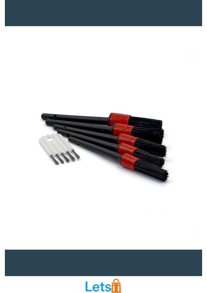 6'lı Araç Detay Temizlik Fırçası Seti Iç ve Dış Temizlik Için Özel Tasarım indirimleri