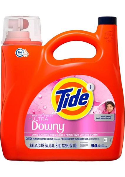 Ultra Downy Sıvı Çamaşır Deterjanı 94 Yıkama 3.9lt