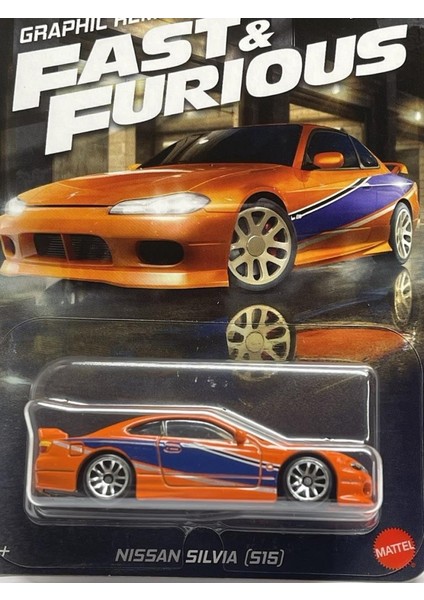 Silver Series Fast & Furious Nissan Silvia S15 1/64 Model Araba