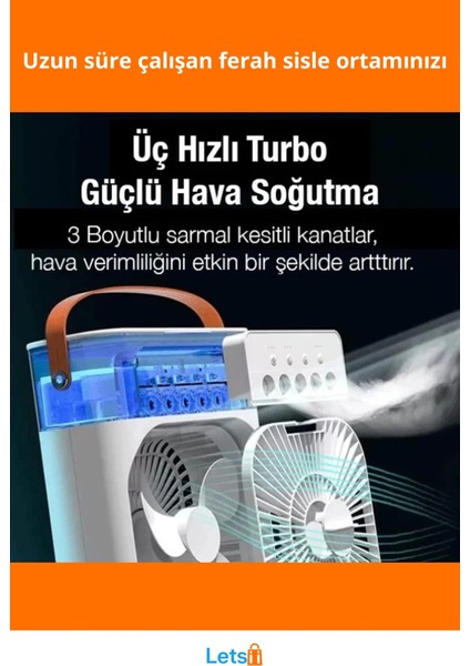 Su Hazneli Taşınabilir Serinletici Masa Vantilatörü fiyatları