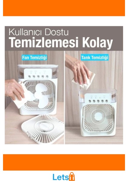 Su Hazneli Taşınabilir Serinletici Masa Vantilatörü modelleri