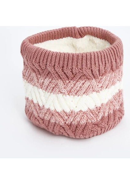 Lcw Baby Karışık Renk Bloklu Kız Bebek Bere Eldiven ve Boyunluk 3'lü Takım