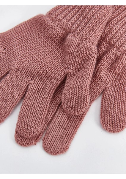 Lcw Baby Karışık Renk Bloklu Kız Bebek Bere Eldiven ve Boyunluk 3'lü Takım