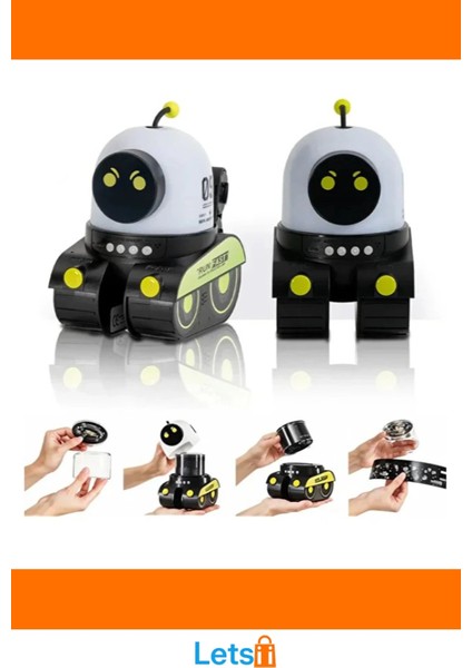 Robot Tasarımlı Eğlenceli Projektör Gece Lambası 21 Farklı 3D Projeksiyon fırsatları