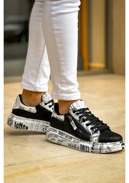 Mtxdpn Kb-02 Kuback Bağcıklı Crocodile Siyah Gazete Günlük Erkek Ayakkabı (Numara: 40) fiyatları