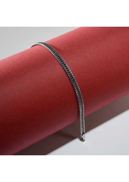 3n Çavuş Tilki Kuyruğu Gümüş Bileklik